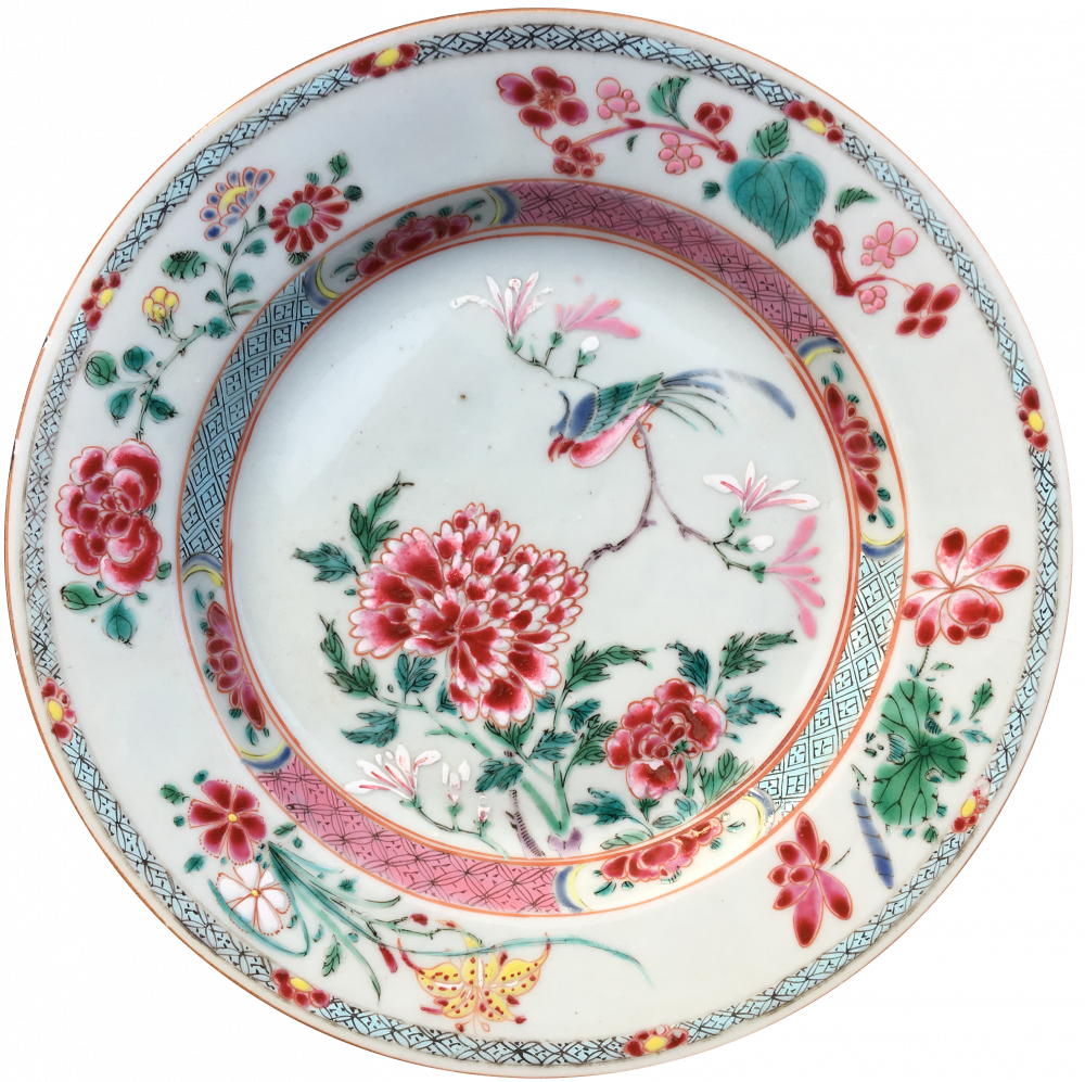 Famille rose Porcelain Yongzheng (1723-1735), China Famille rose Porcelain Yongzheng (1723-1735), China