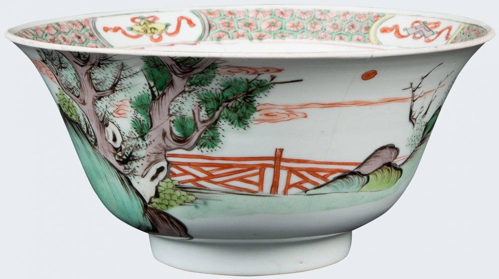 Famille verte Porcelain Kangxi (1662-1722), China Famille verte Porcelain Kangxi (1662-1722), China