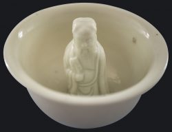 Porcelain Transitional period. Late Ming period (1368-1644), early Qing period (1644-1911), circa 1643, China, Dehua kilns, Fujian province