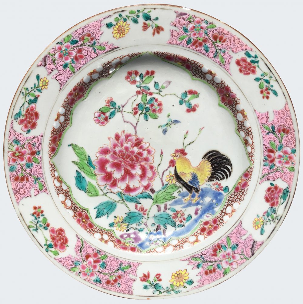 Famille rose Porcelain Yongzheng (1723-1735), circa 1735, China Famille rose Porcelain Yongzheng (1723-1735), circa 1735, China