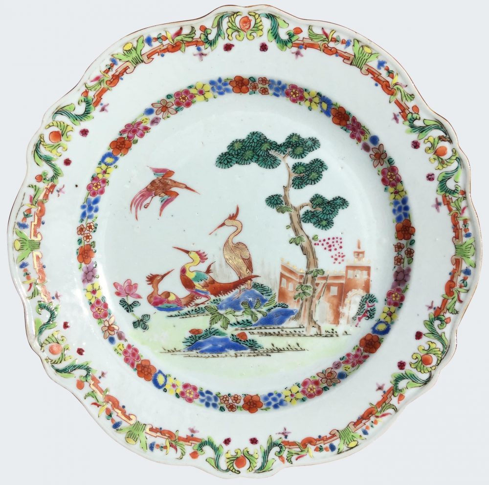 Famille rose Porcelain Qianlong (1735-1795), circa 1745, China Famille rose Porcelain Qianlong (1735-1795), circa 1745, China