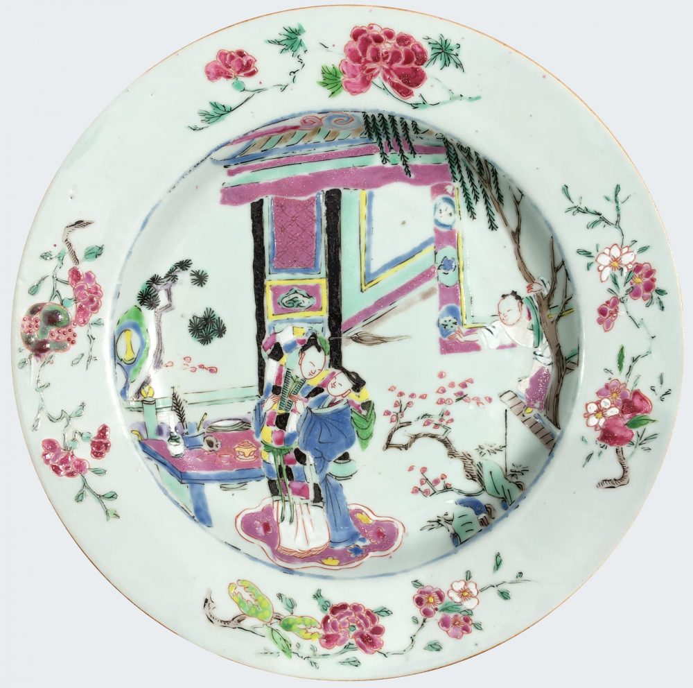 Famille rose Porcelain Yongzheng (1723-1735), China Famille rose Porcelain Yongzheng (1723-1735), China