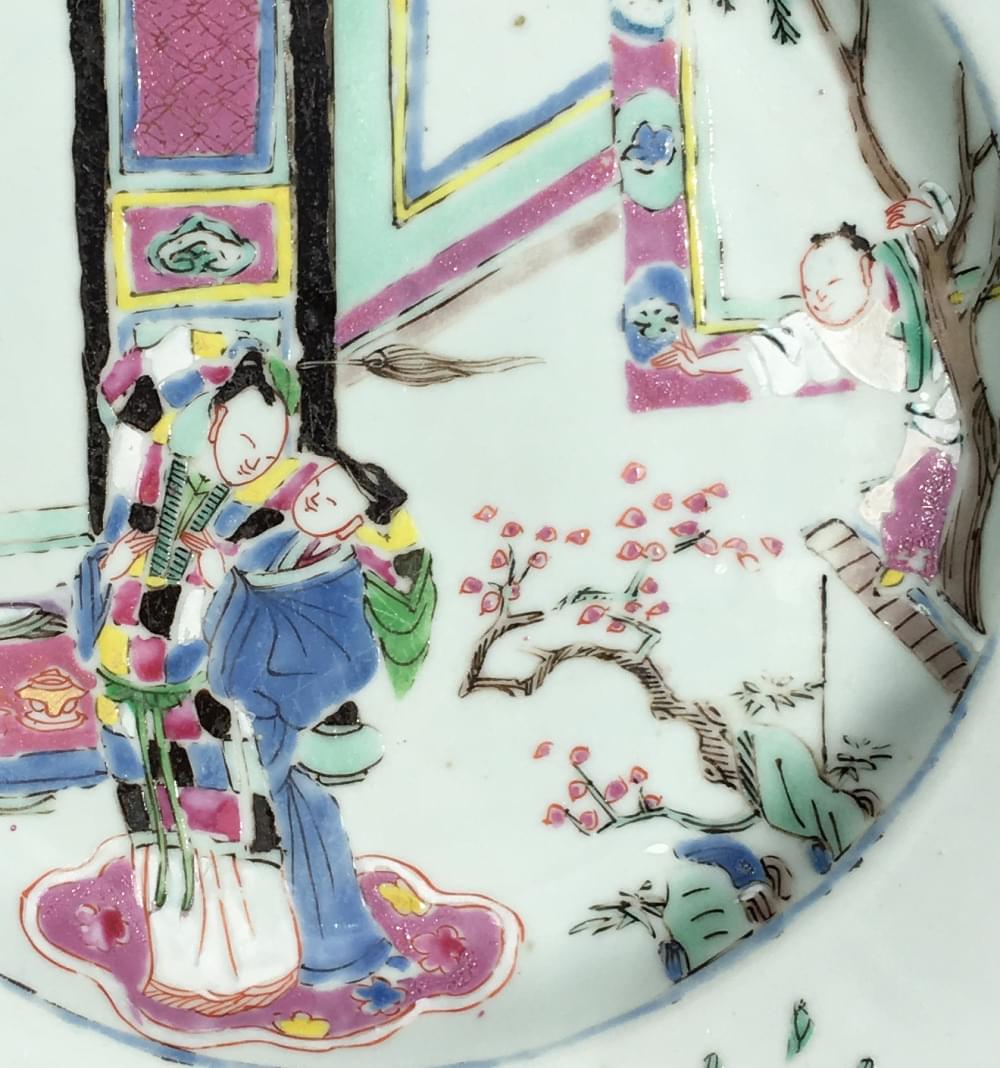 Famille rose Porcelain Yongzheng (1723-1735), China Famille rose Porcelain Yongzheng (1723-1735), China
