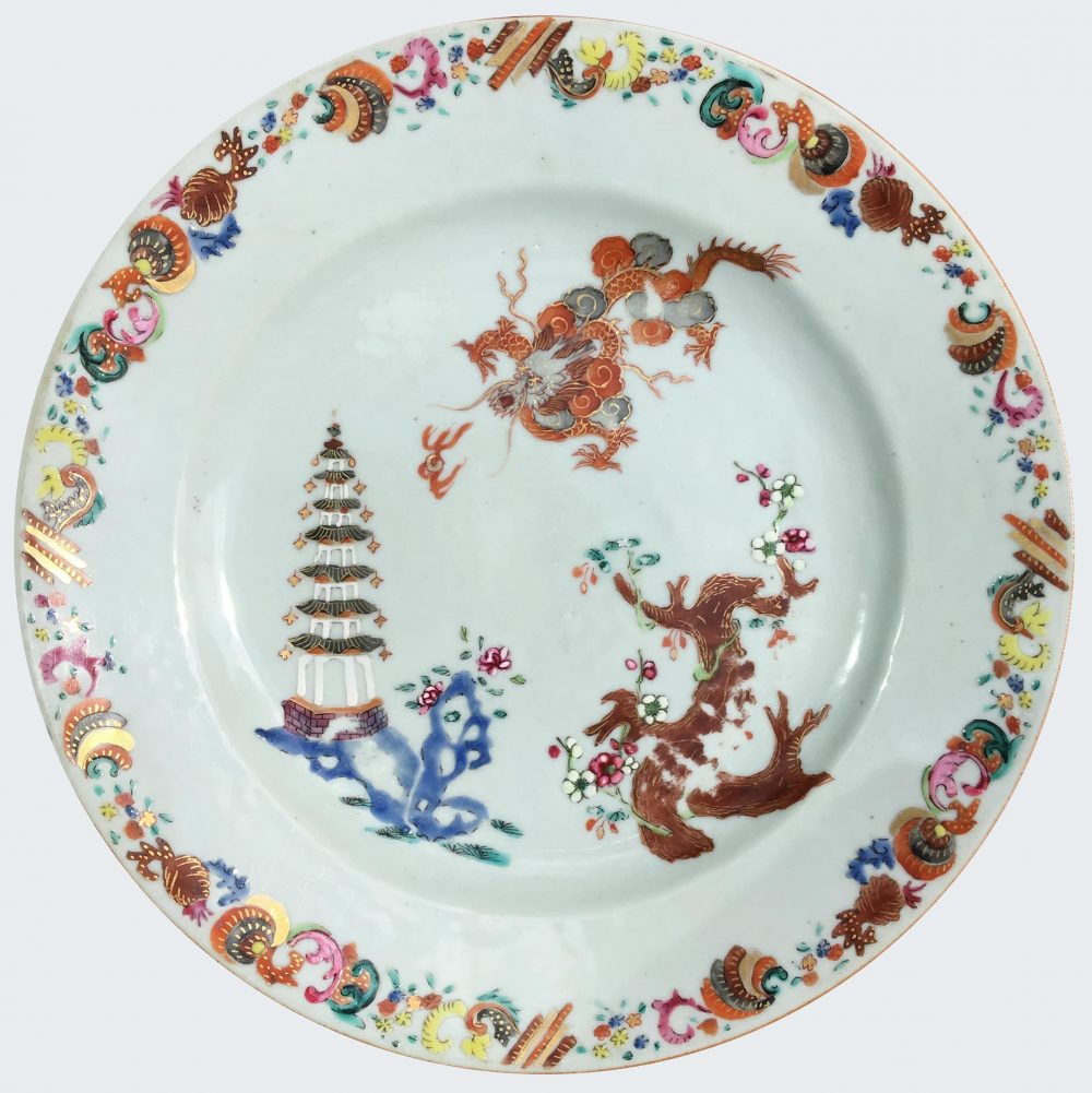 Porcelain Qianlong (1735-1795), China Porcelain Qianlong (1735-1795), China