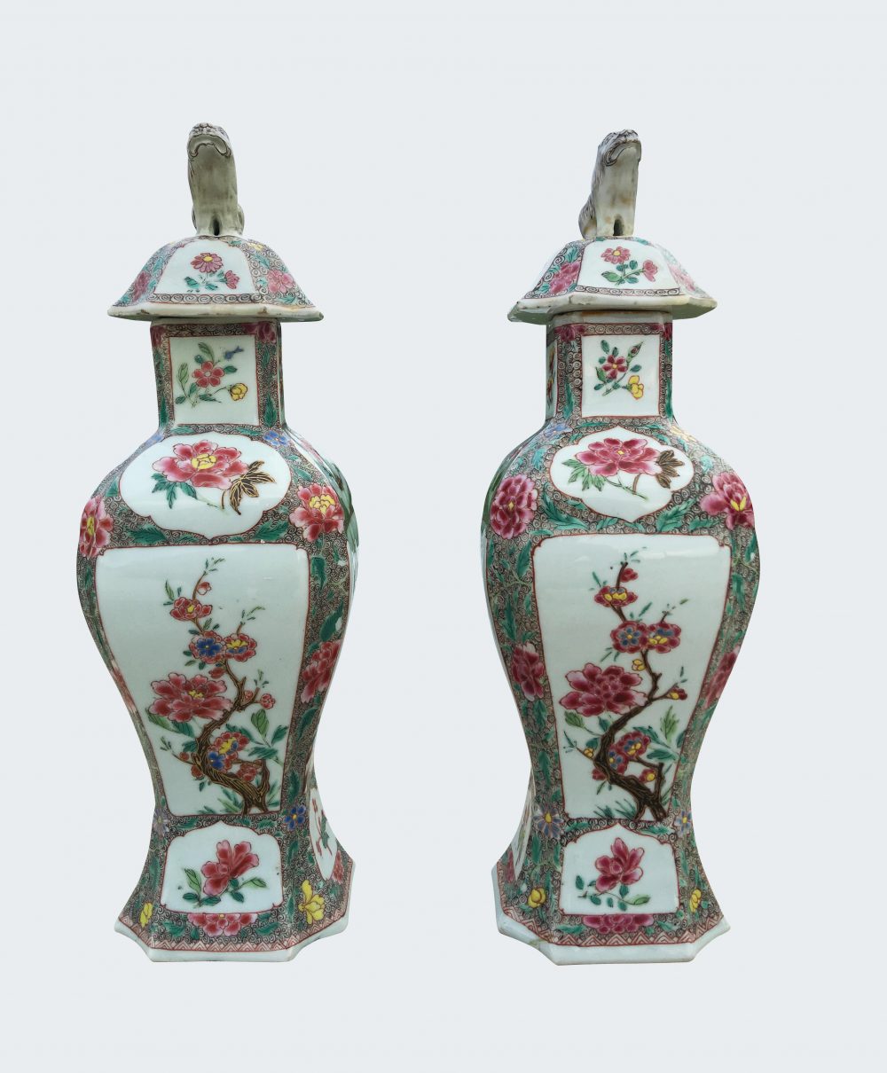 Famille rose Porcelain Qianlong period (1735-1795), circa 1730-1740, China Famille rose Porcelain Qianlong period (1735-1795), circa 1730-1740, China