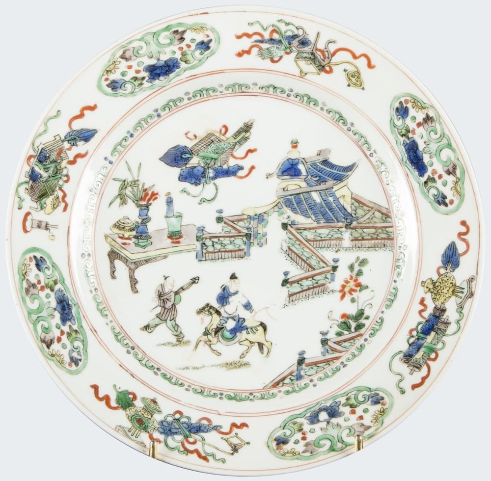 Famille verte Porcelain Kangxi (1662-1722), China Famille verte Porcelain Kangxi (1662-1722), China