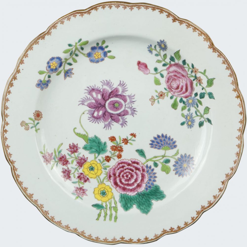 Famille rose Porcelain Qianlong (1736-1795), vers 1760-1770, China Famille rose Porcelain Qianlong (1736-1795), vers 1760-1770, China