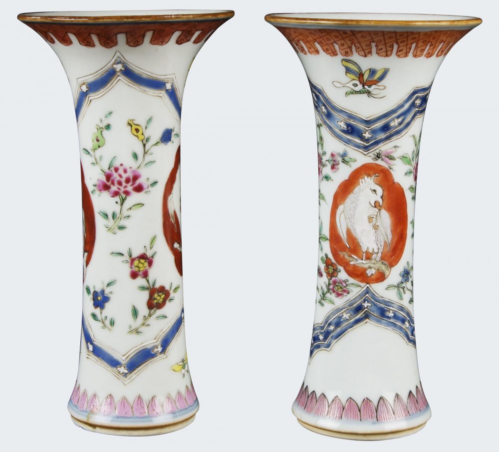 Famille rose Porcelain Qianlong (1736-1795), China Famille rose Porcelain Qianlong (1736-1795), China