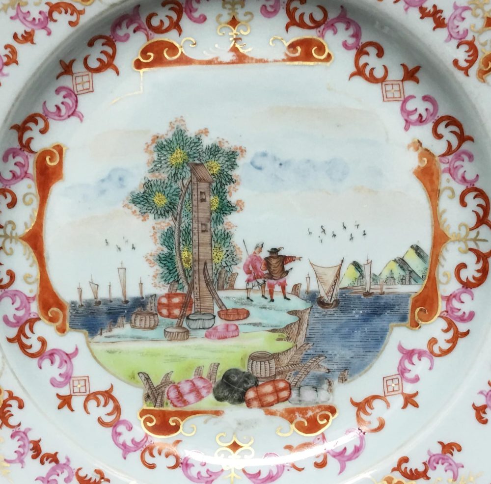 Famille rose Porcelain Qianlong (1736-1795), circa 1740, China Famille rose Porcelain Qianlong (1736-1795), circa 1740, China