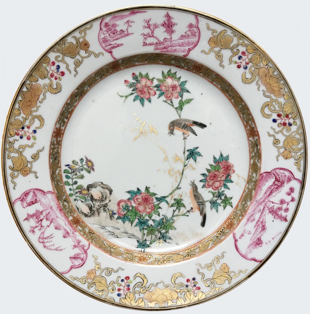Famille rose Porcelain Yongzheng (1723-1735), China Famille rose Porcelain Yongzheng (1723-1735), China