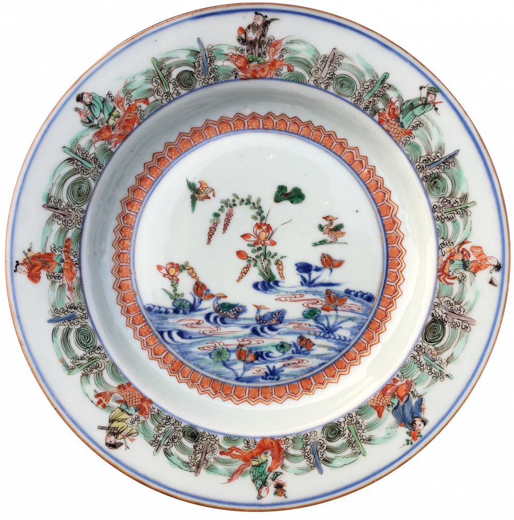 Famille verte Porcelain Kangxi (1662-1722), circa 1720, China Famille verte Porcelain Kangxi (1662-1722), circa 1720, China