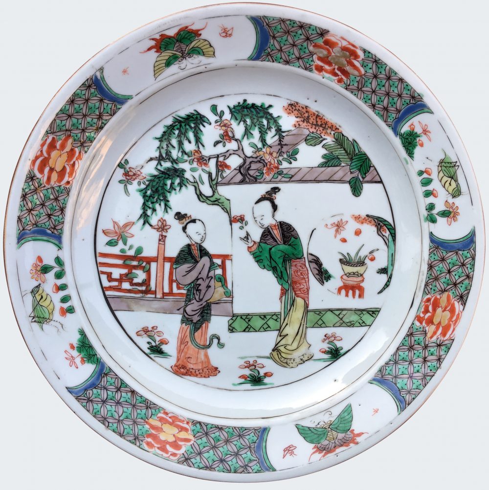 Famille verte Porcelain Kangxi (1662-1722), China Famille verte Porcelain Kangxi (1662-1722), China