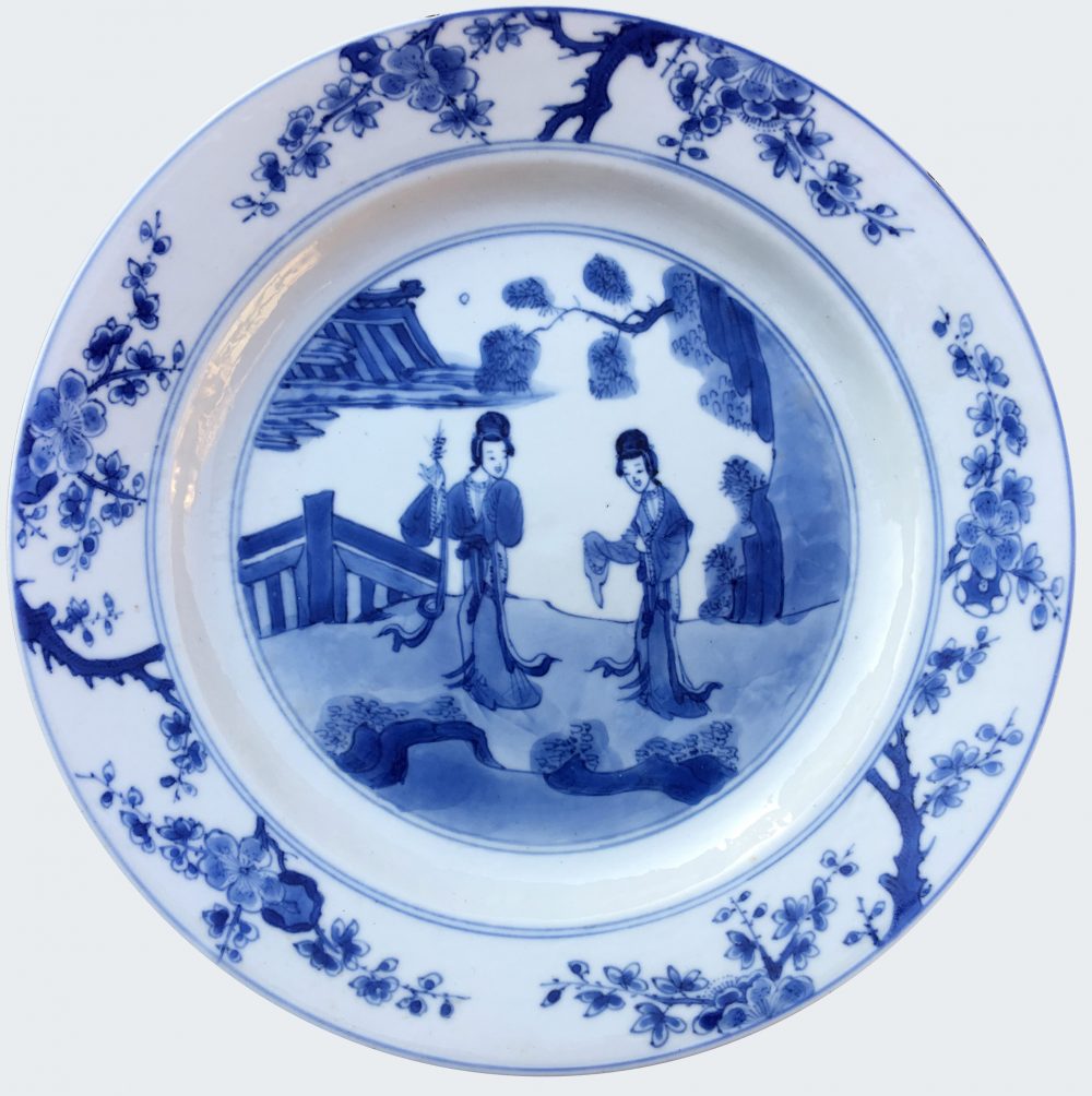 Porcelain Kangxi (1662-1722), Jiajing apogryphal mark (1522-1566), China Porcelain Kangxi (1662-1722), Jiajing apogryphal mark (1522-1566), China