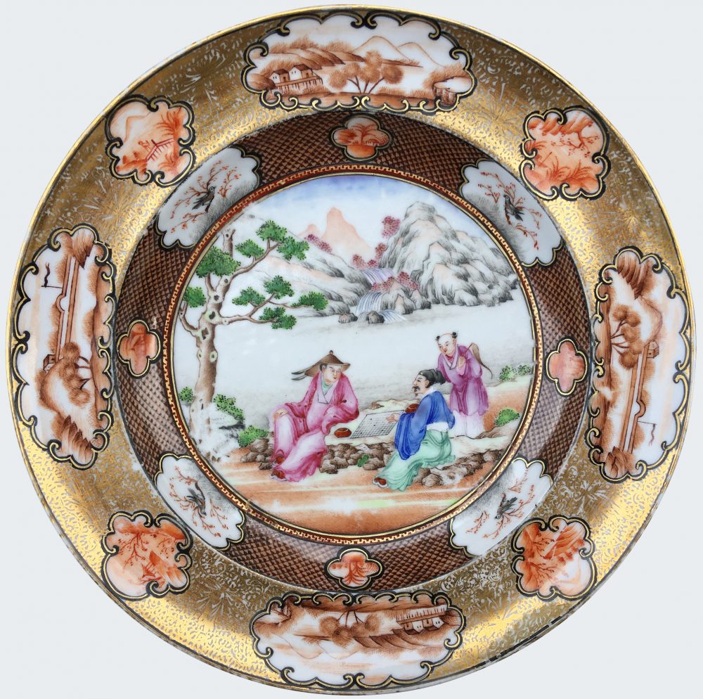 Porcelain Late Qianlong (1736-1795), circa 1790-1800, China
