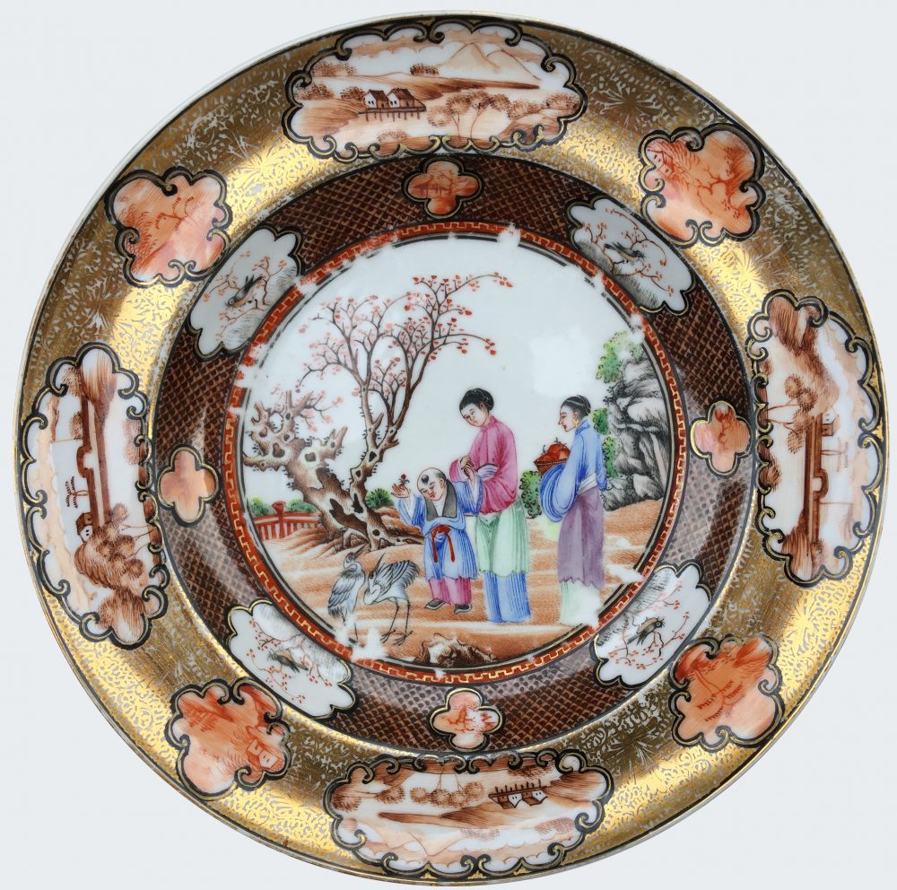 Porcelain Late Qianlong (1736-1795), circa 1790-1800, China