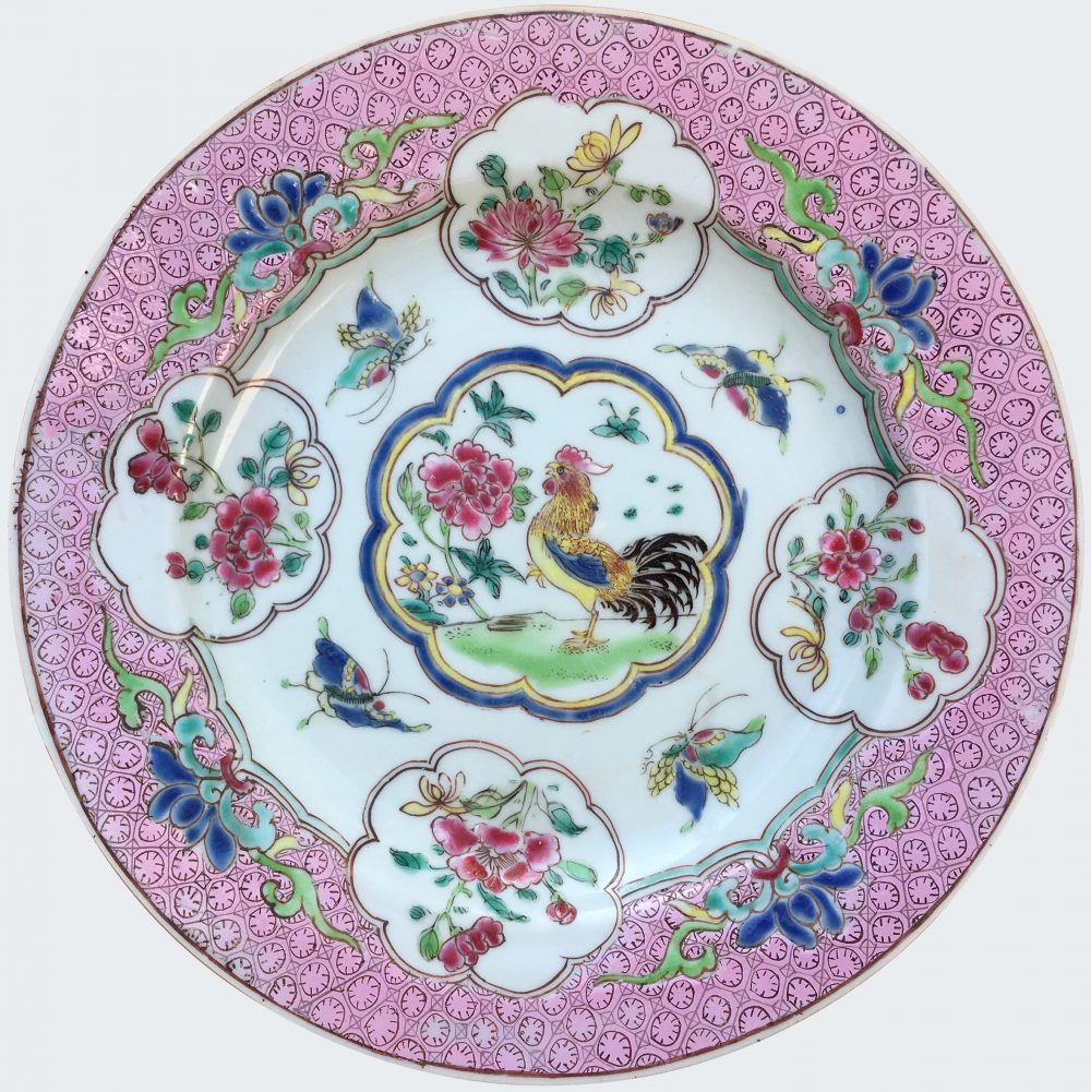 Famille rose Porcelain Yongzheng (1723-1735), China Famille rose Porcelain Yongzheng (1723-1735), China