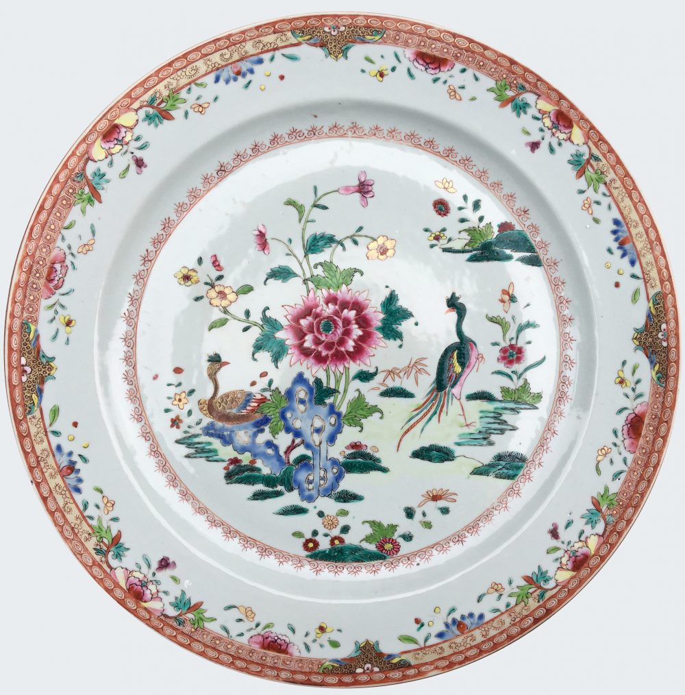Famille rose Porcelain Qianlong (1736-1795), circa 1775, China Famille rose Porcelain Qianlong (1736-1795), circa 1775, China