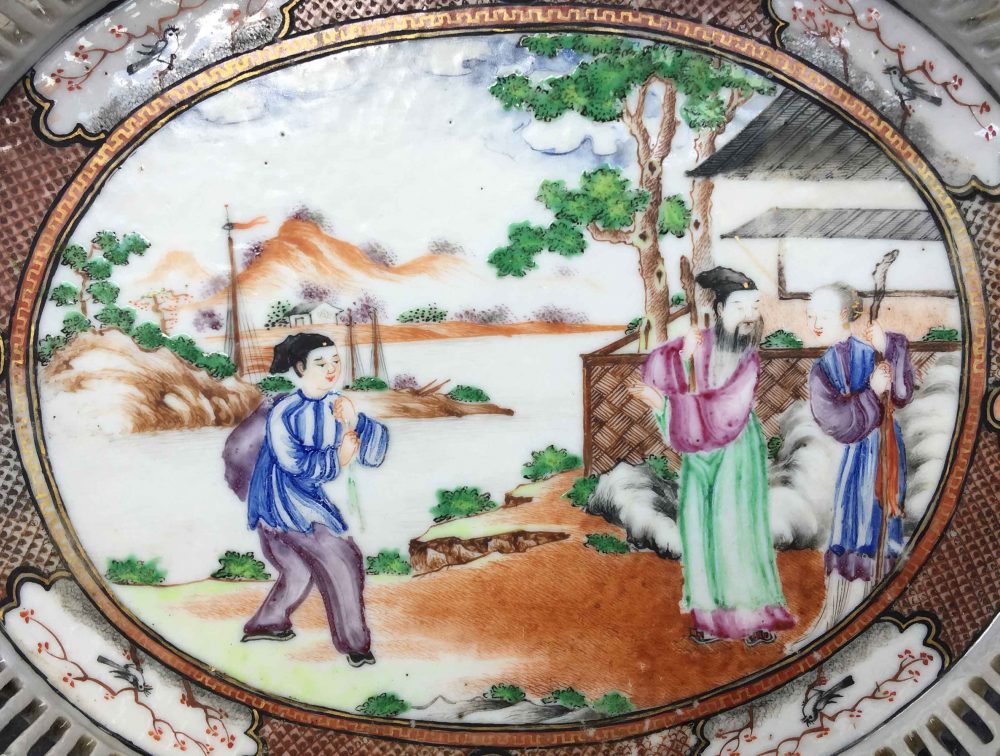 Famille rose Porcelain Late Qianlong (1736-1795), circa 1790-1800, China