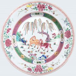 Famille rose Porcelain Yongzheng (1723-1735), circa 1730 , China (Jingdezhen kilns, Jiangxi province)
