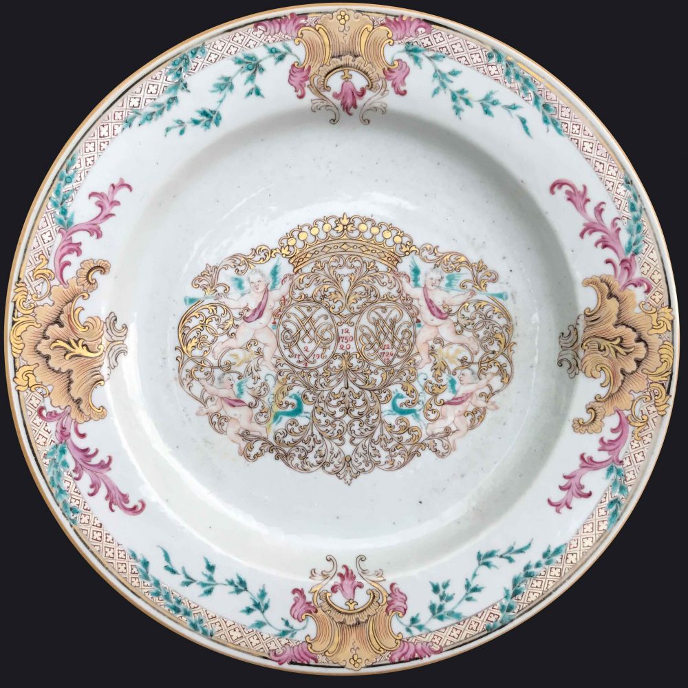Porcelain Qianlong (1735-1795), circa 1750, China Porcelain Qianlong (1735-1795), circa 1750, China