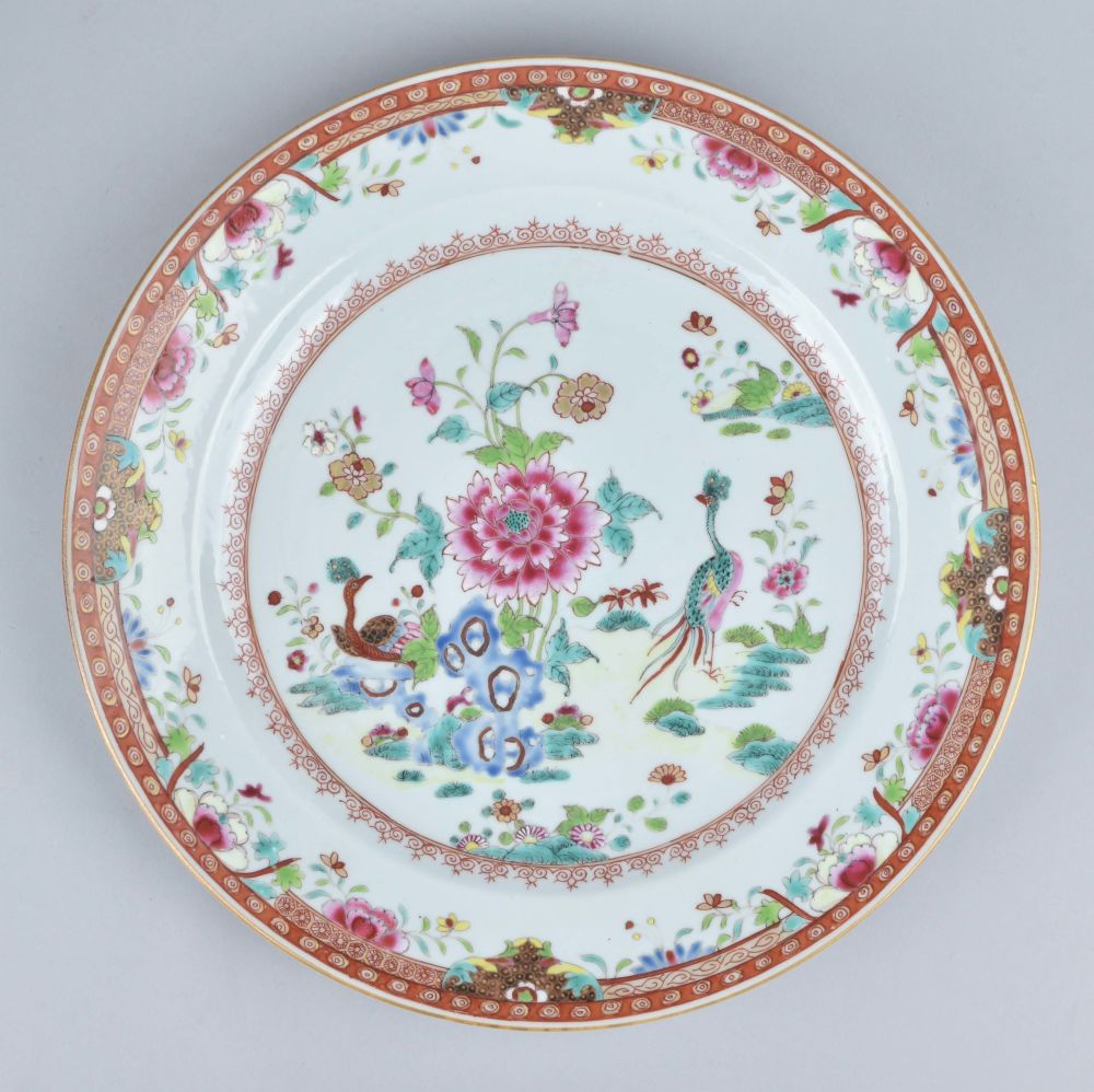 Famille rose Porcelain Qianlong (1736-1795), circa 1775, China Famille rose Porcelain Qianlong (1736-1795), circa 1775, China
