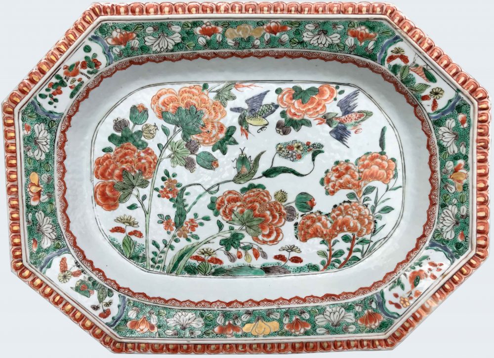 Famille verte Porcelain Kangxi (1662-1722), China Famille verte Porcelain Kangxi (1662-1722), China