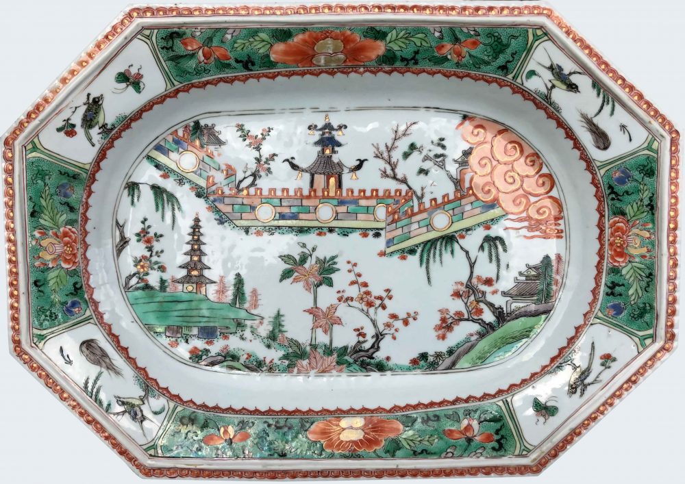 Famille verte Porcelain Kangxi (1662-1722), China Famille verte Porcelain Kangxi (1662-1722), China
