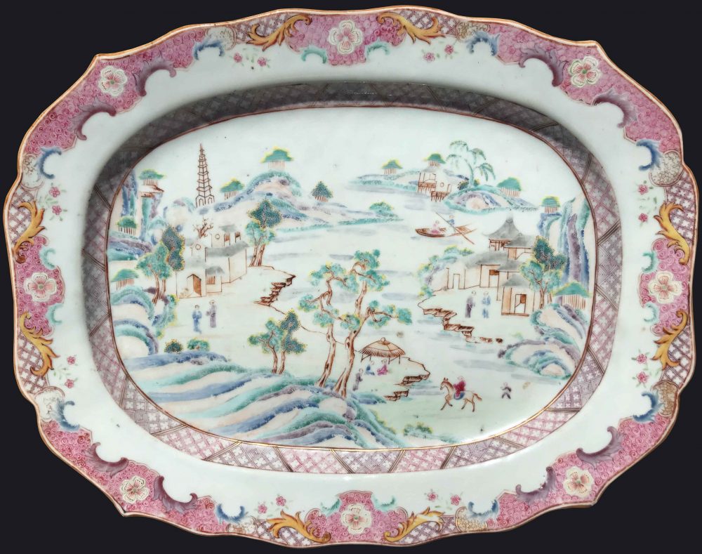 Famille rose Porcelain Qianlong (1736-1795), circa 1740/1750, China Famille rose Porcelain Qianlong (1736-1795), circa 1740/1750, China