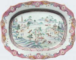 Famille rose Porcelain Qianlong (1736-1795), circa 1740/1750, China
