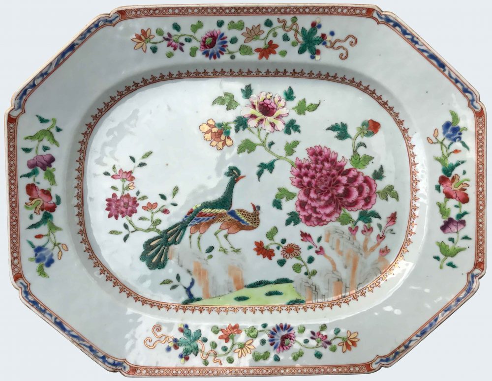 Famille rose Porcelain Qianlong (1735-1795), circa 1760, China Famille rose Porcelain Qianlong (1735-1795), circa 1760, China