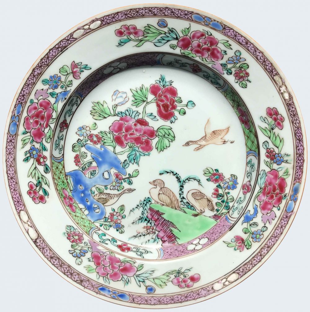 Famille rose Porcelain Late Yongzheng (1723-1735), early Qianlong (1736-1795), circa 1730-1750, China