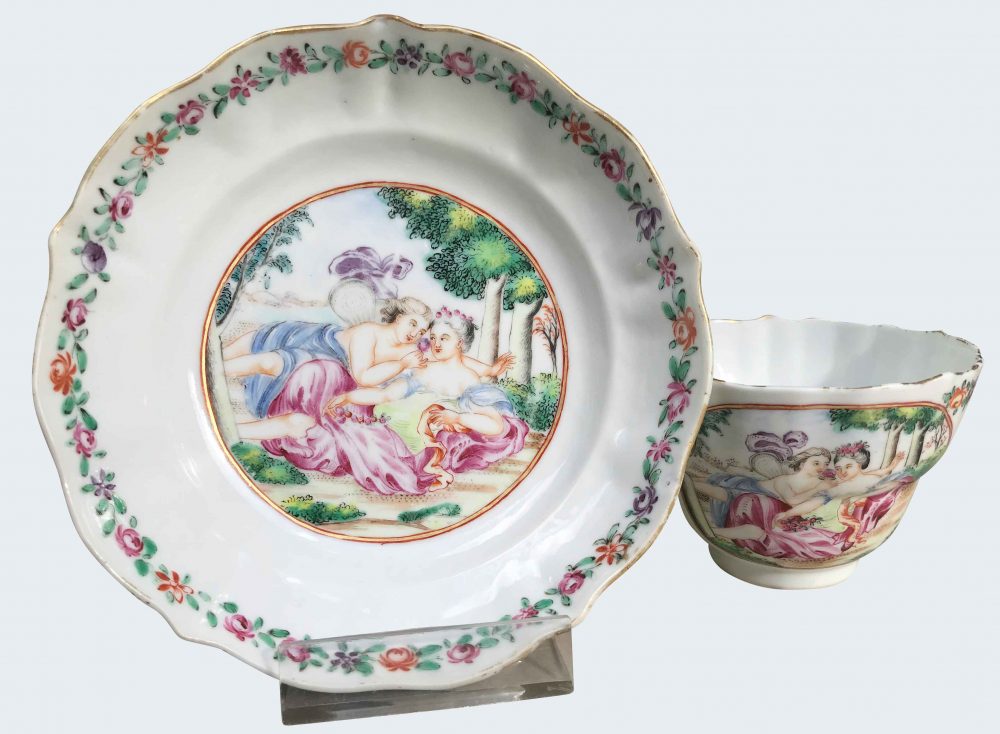 Famille rose Porcelain Qianlong (1735-1795), circa 1785, China Famille rose Porcelain Qianlong (1735-1795), circa 1785, China