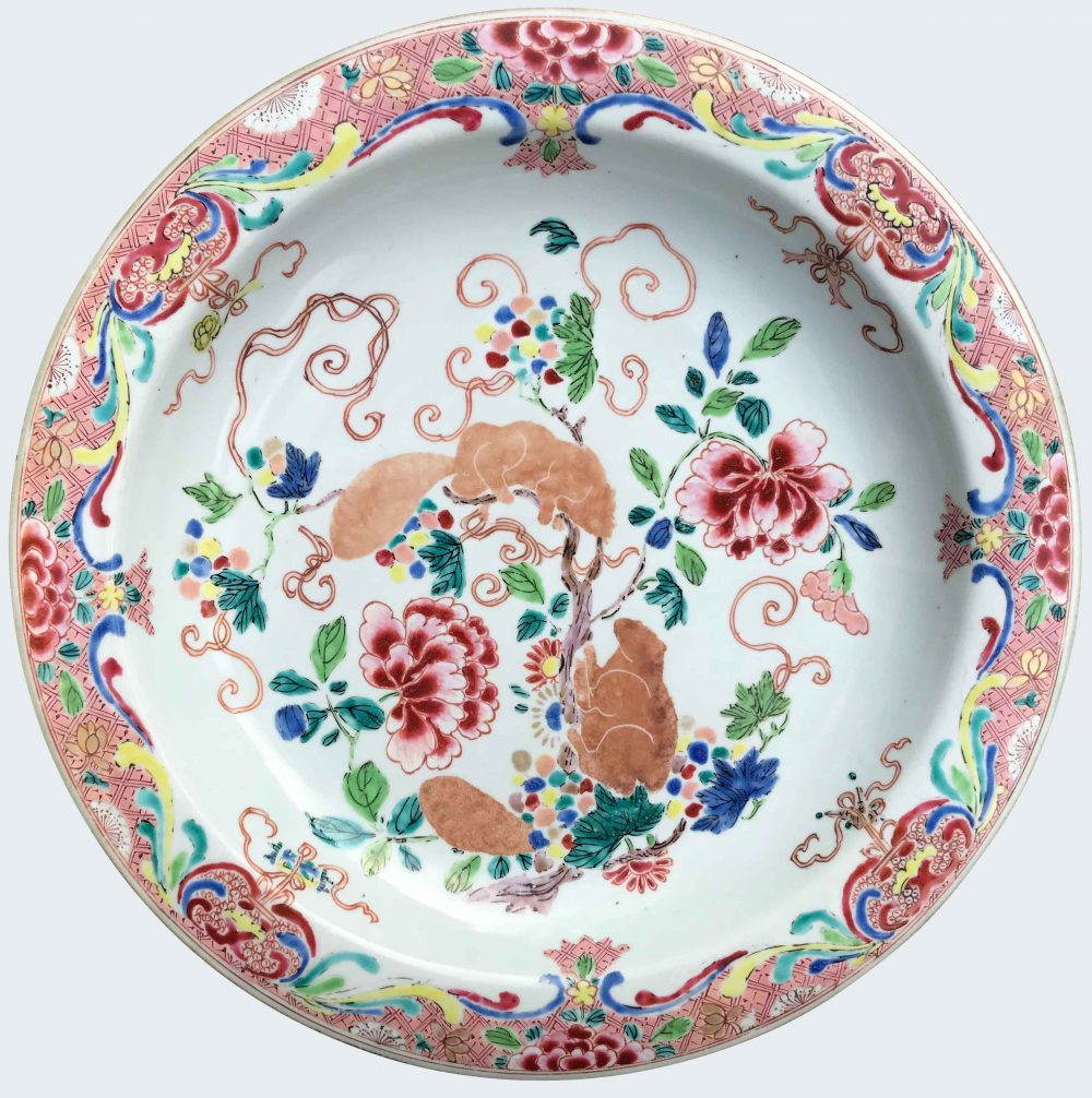 Famille rose Porcelain Late Yongzheng (1723-1735), early Qianlong (1736-1795), circa 1730/40, China Famille rose Porcelain Late Yongzheng (1723-1735), early Qianlong (1736-1795), circa 1730/40, China