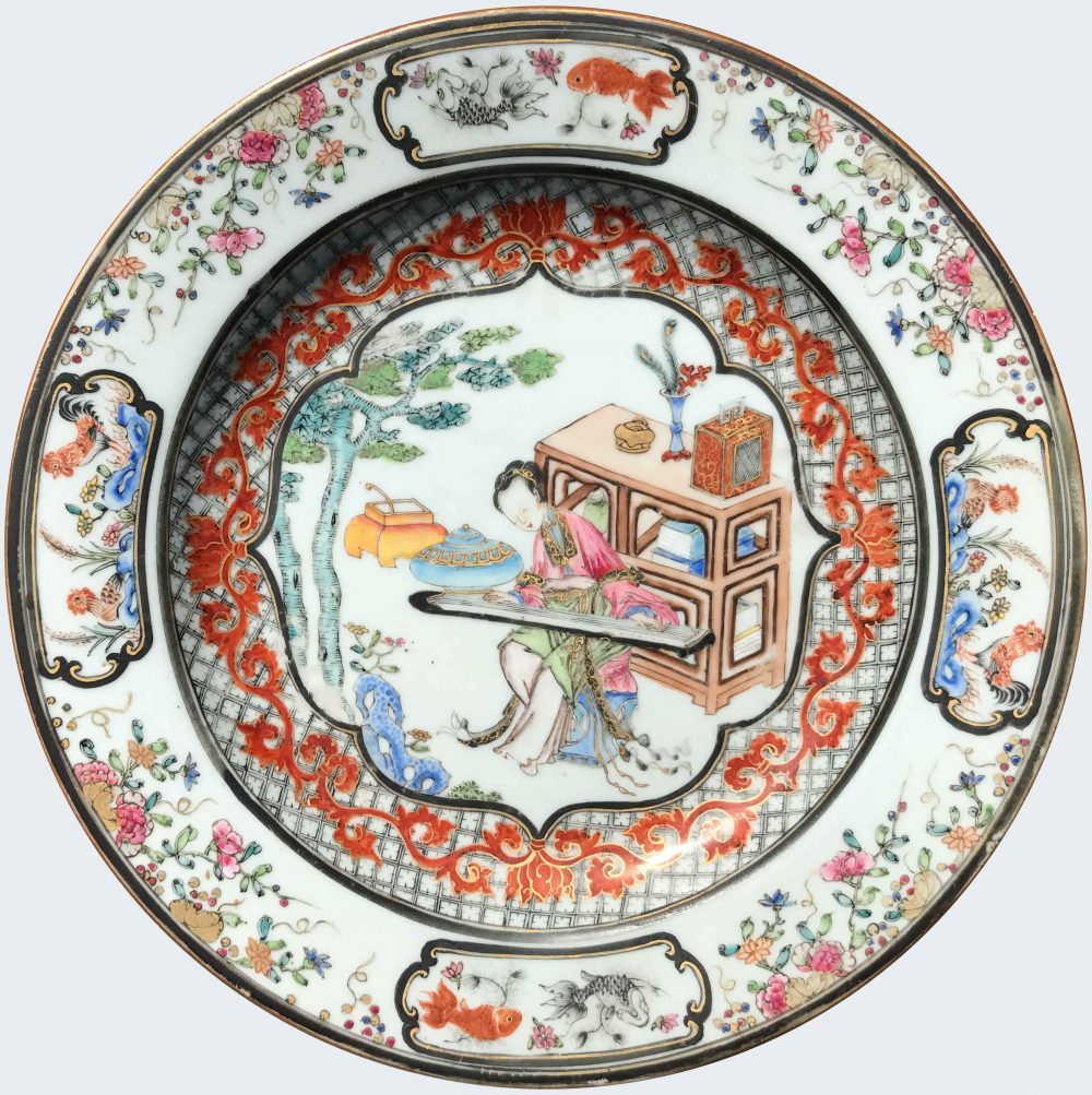 Famille rose Porcelain Yongzheng (1723-1735), circa 1735, China Famille rose Porcelain Yongzheng (1723-1735), circa 1735, China