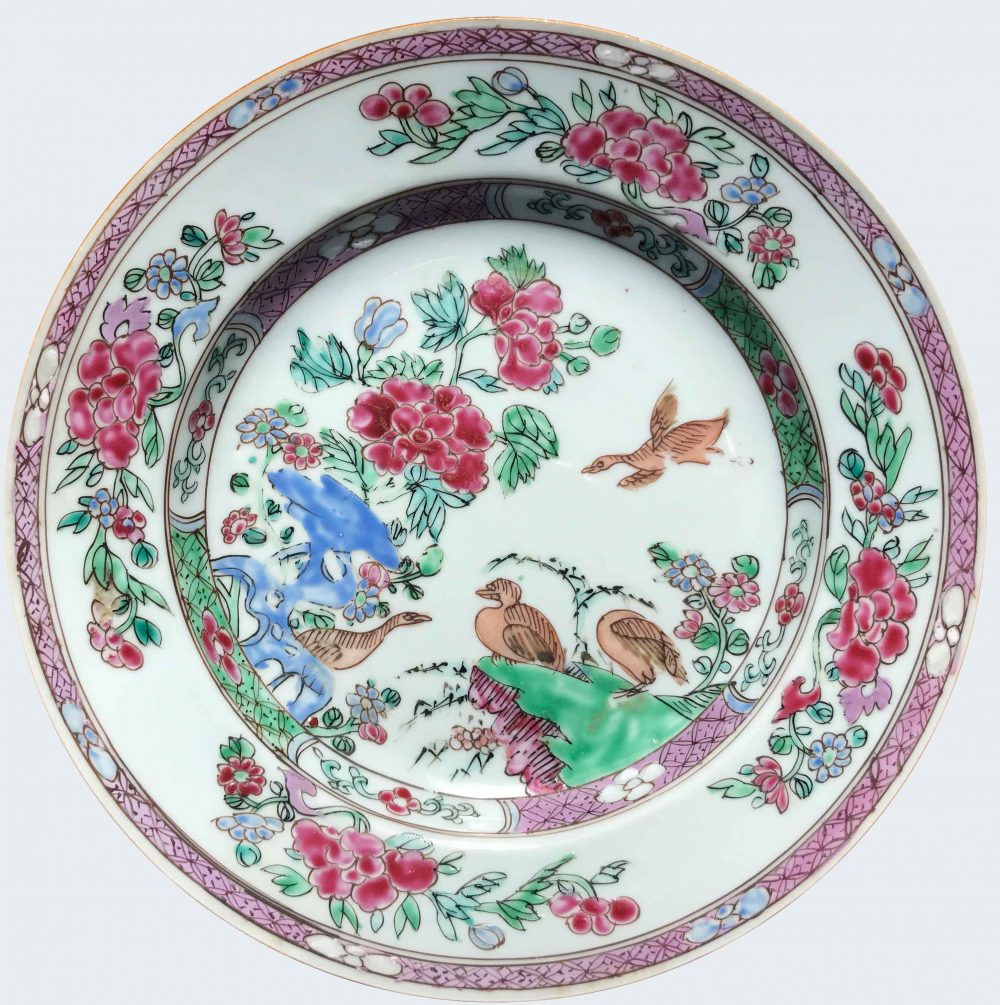 Famille rose Porcelain Late Yongzheng (1723-1735), early Qianlong (1736-1795), circa 1730-1750, China