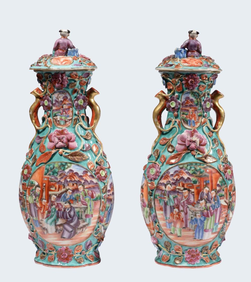 Porcelain Qianlong (1735-1795), circa 1785, China Porcelain Qianlong (1735-1795), circa 1785, China