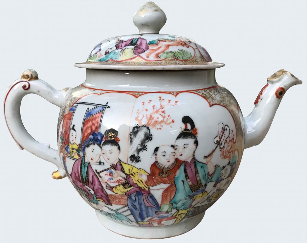 Famille rose Porcelain Qianlong (1735-1795), China Famille rose Porcelain Qianlong (1735-1795), China