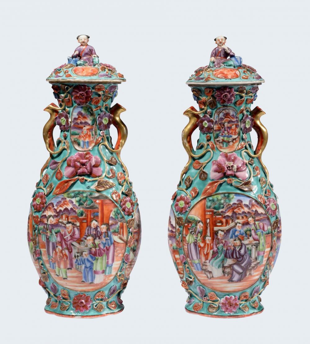 Porcelain Qianlong (1735-1795), circa 1785, China Porcelain Qianlong (1735-1795), circa 1785, China