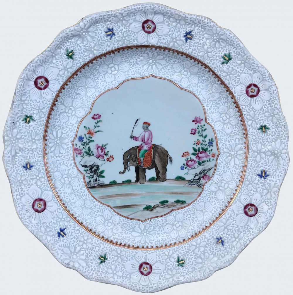 Famille rose Porcelain Qianlong (1735-1795), circa 1760, China Famille rose Porcelain Qianlong (1735-1795), circa 1760, China