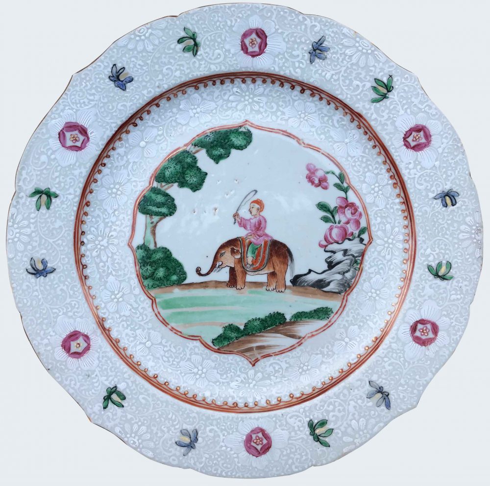 Famille rose Porcelain Qianlong (1735-1795), circa 1760, China Famille rose Porcelain Qianlong (1735-1795), circa 1760, China