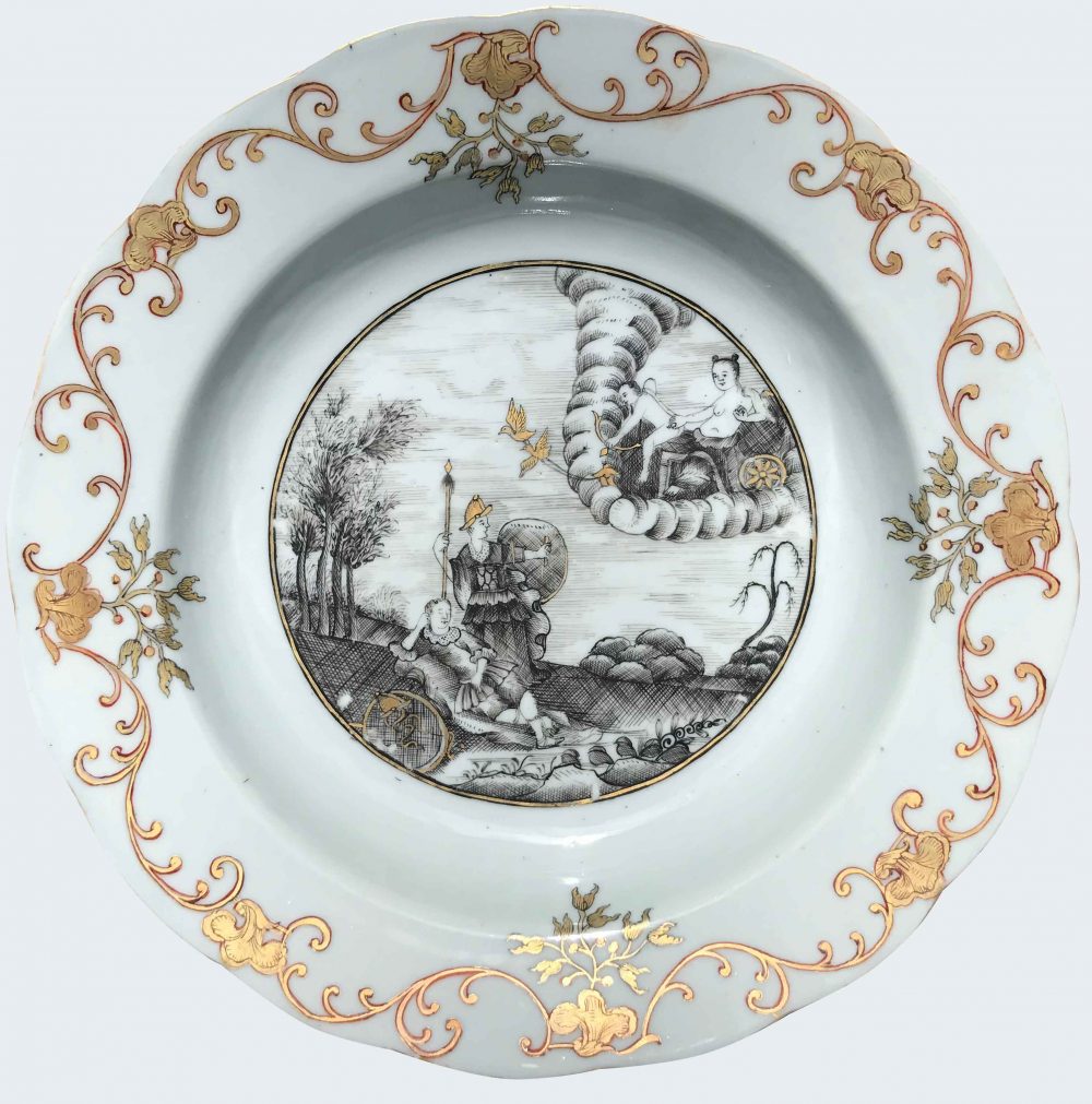 Porcelain Qianlong (1735-1795), circa 1755, China Porcelain Qianlong (1735-1795), circa 1755, China