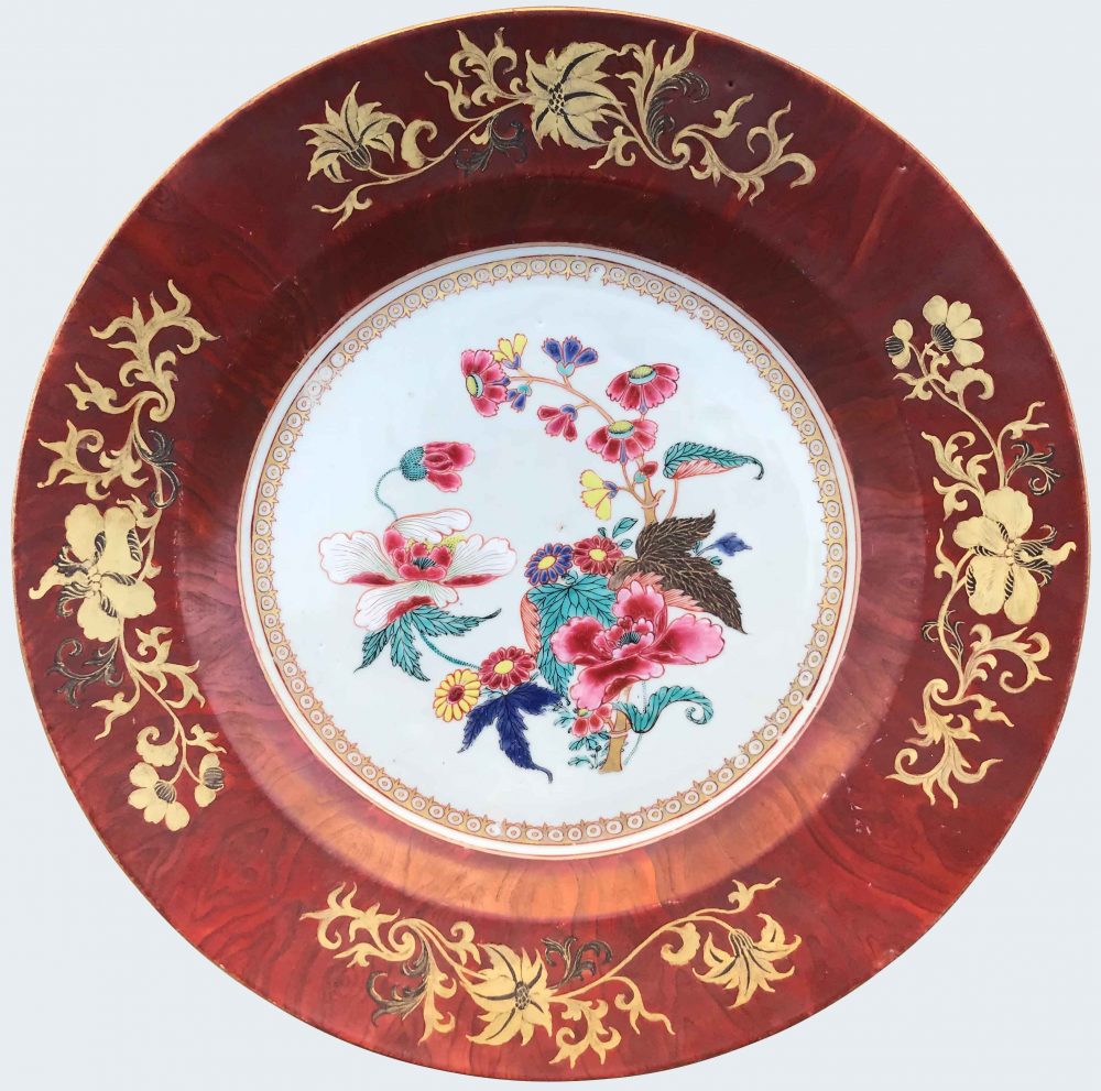 Famille rose Porcelain Yongzheng (1723-1735) / Qianlong (1736-1795), circa 1730-1750, China Famille rose Porcelain Yongzheng (1723-1735) / Qianlong (1736-1795), circa 1730-1750, China