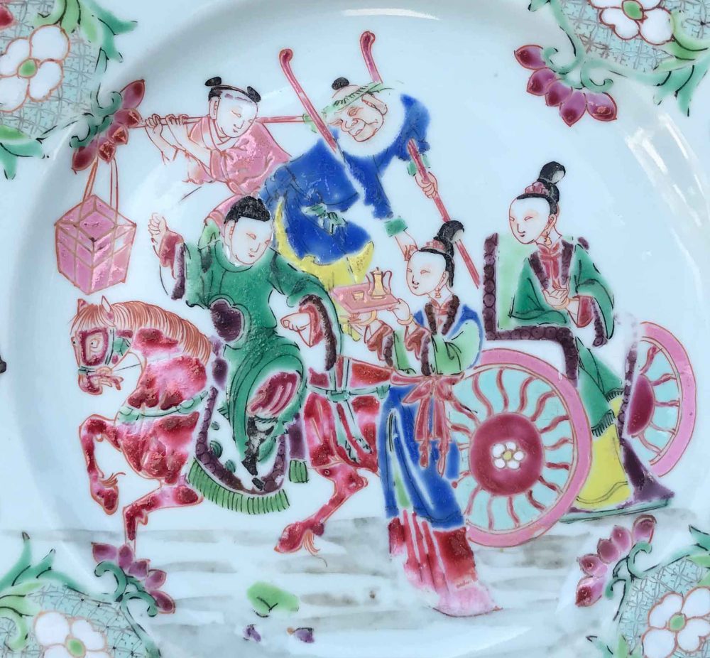 Famille rose Porcelain Yongzheng (1723-1735), China Famille rose Porcelain Yongzheng (1723-1735), China