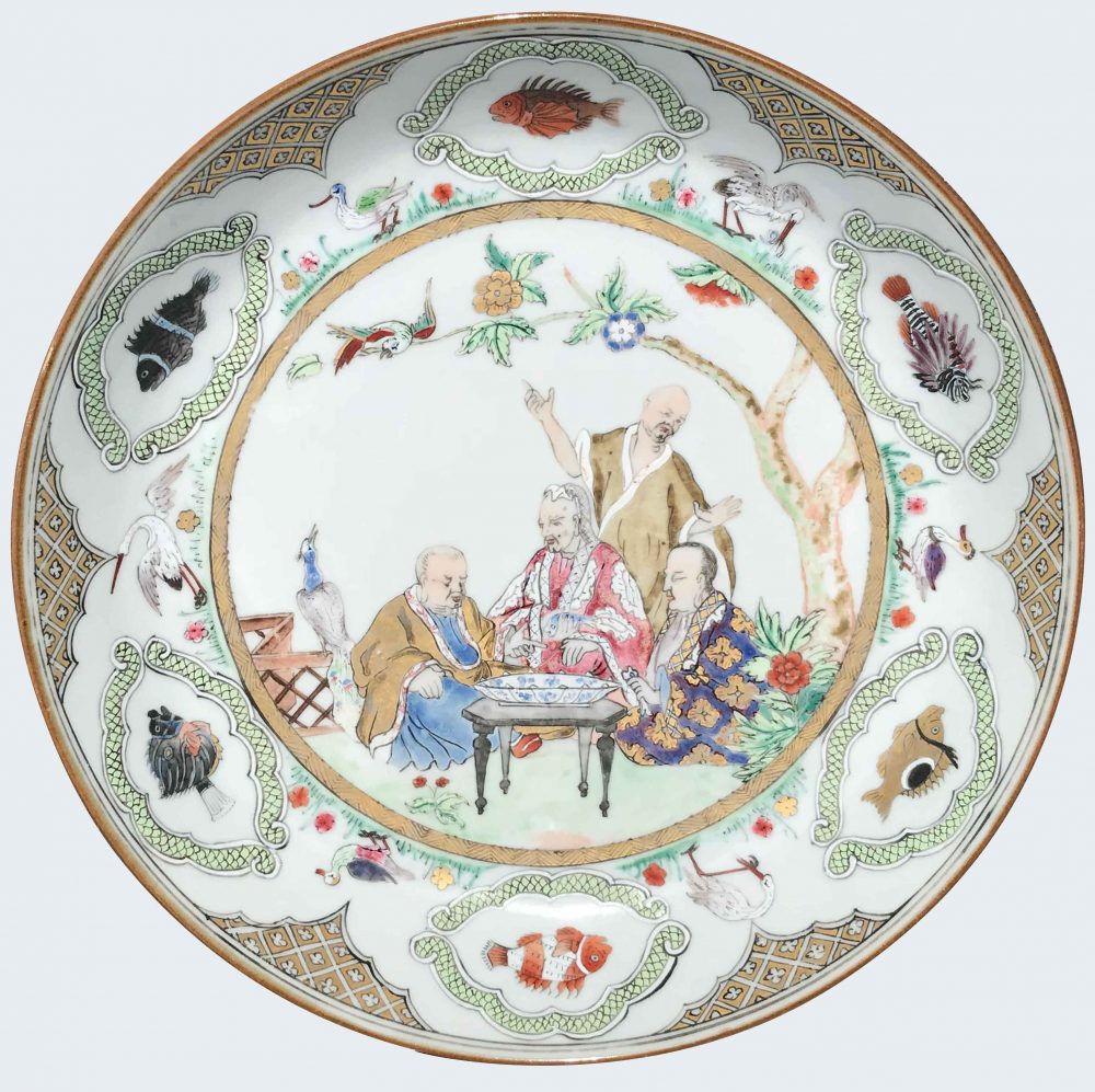 Famille rose Porcelain Qianlong (1735-1795), circa 1740, China