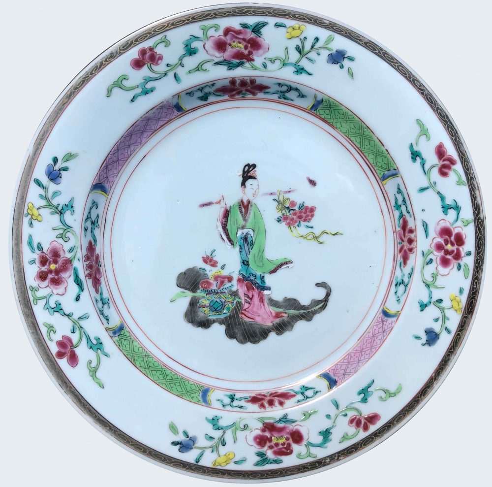 Famille rose Porcelain Yongzheng (1723-1735), Chine