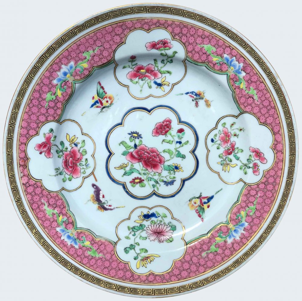 Famille rose Porcelain Yongzheng (1723-1735), China Famille rose Porcelain Yongzheng (1723-1735), China