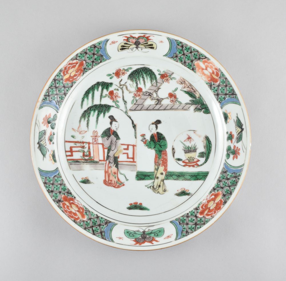 Famille verte Porcelain Kangxi (1662-1722), China Famille verte Porcelain Kangxi (1662-1722), China