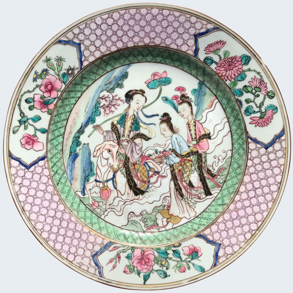 Famille rose Porcelain Yongzheng (1723-1735), circa 1735, China Famille rose Porcelain Yongzheng (1723-1735), circa 1735, China