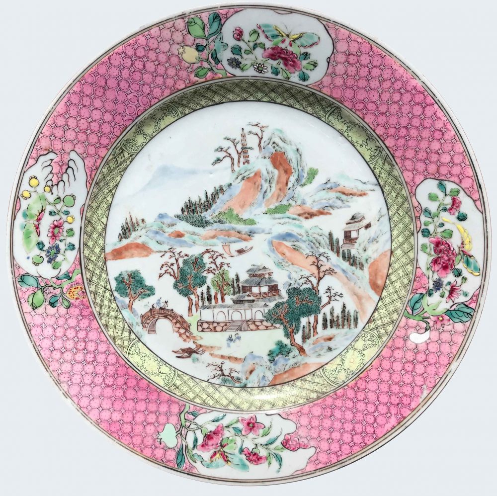 Famille rose Porcelain Yongzheng (1723-1735), China Famille rose Porcelain Yongzheng (1723-1735), China