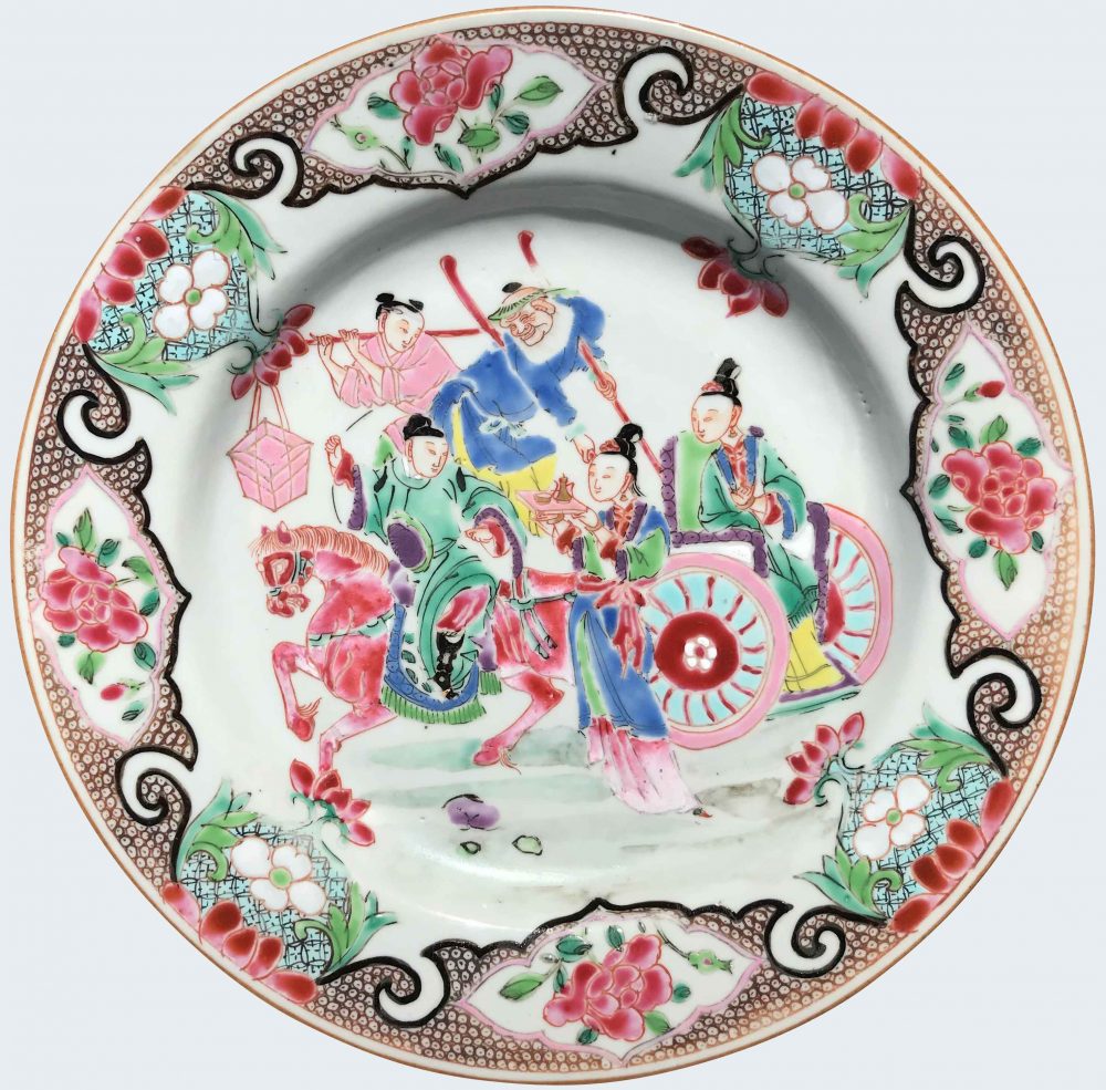 Famille rose Porcelain Yongzheng (1723-1735), China Famille rose Porcelain Yongzheng (1723-1735), China